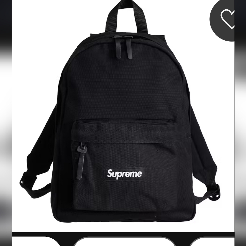 Supreme Classic Black Backpack